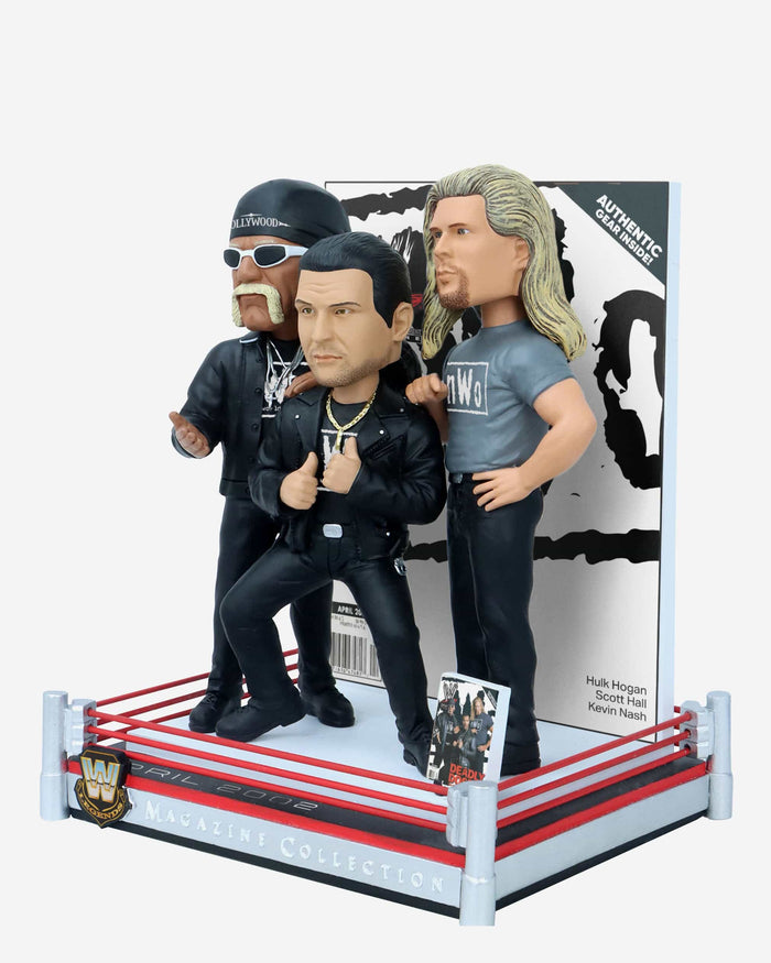 Hulk Hogan & Scott Hall & Kevin Nash nWo Deadly Pose WWE Magazine Cover Bobblehead FOCO - FOCO.com