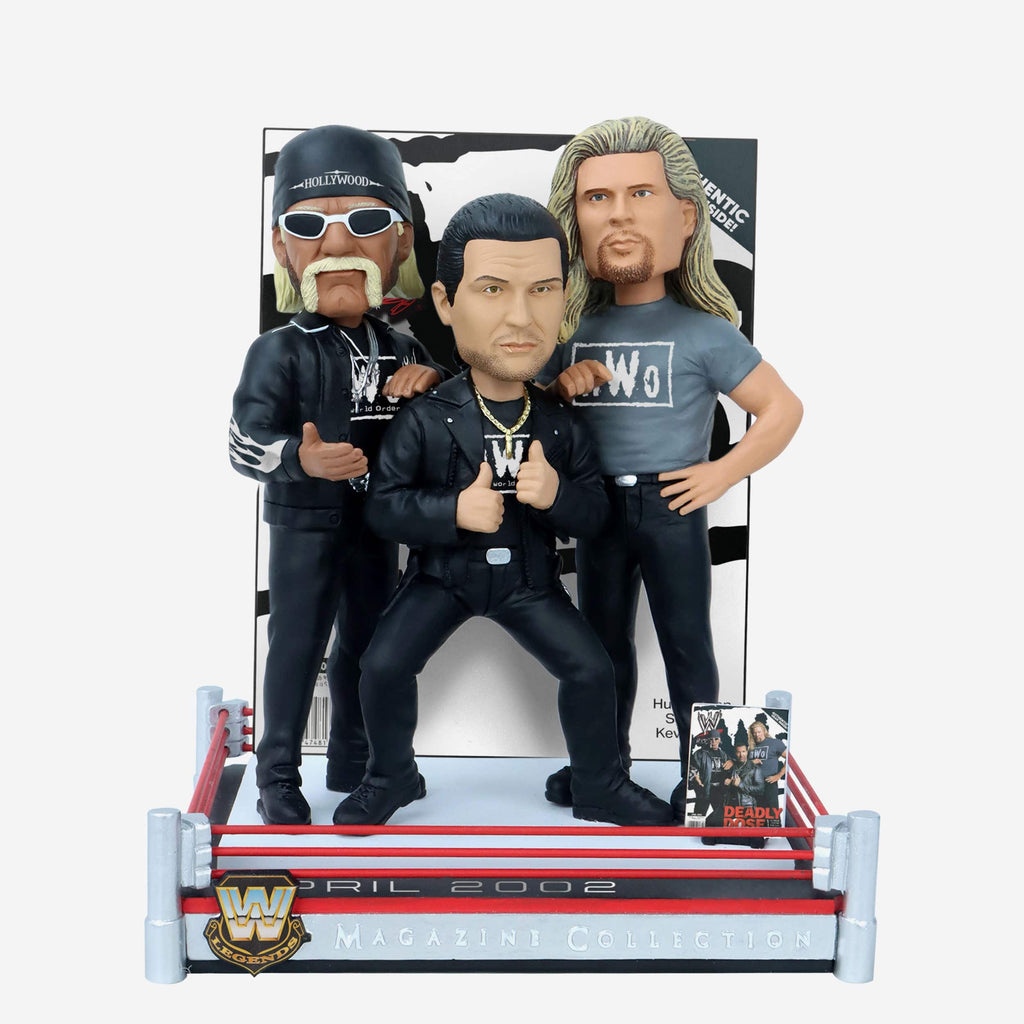 Hulk Hogan & Scott Hall & Kevin Nash nWo Deadly Pose WWE Magazine Cover Bobblehead FOCO - FOCO.com