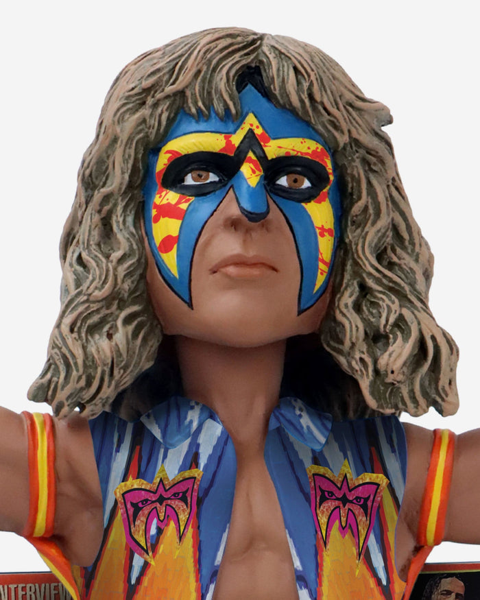 Ultimate Warrior Ultimate Return WWE Magazine Cover Bobblehead FOCO - FOCO.com