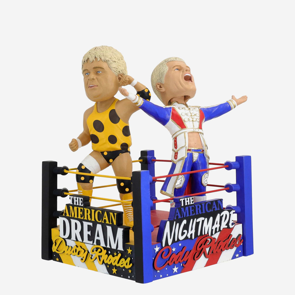 Cody Rhodes & Dusty Rhodes WWE American Dream & American Nightmare Dual Bobblehead FOCO - FOCO.com