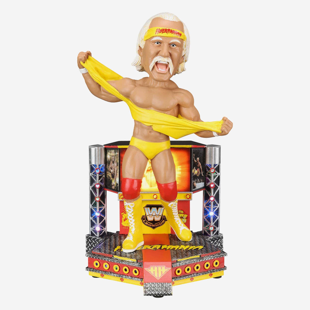Hulk Hogan WWE Light Up Stage Entrance Bobblehead FOCO - FOCO.com