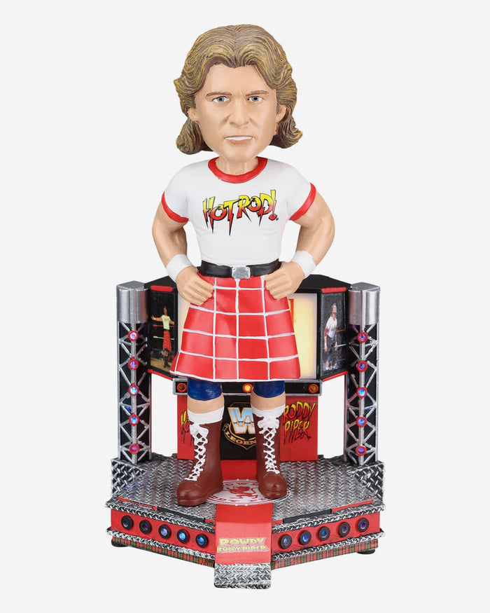 Rowdy Roddy Piper WWE Light Up Stage Entrance Bobblehead FOCO - FOCO.com