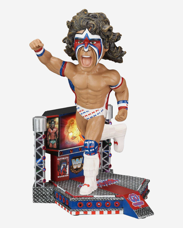 Ultimate Warrior WWE Light Up Stage Entrance Bobblehead FOCO - FOCO.com