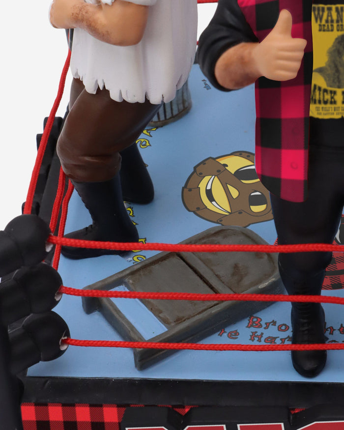 Mick Foley & Mankind & Cactus Jack & Dude Love Faces of Foley WWE Quad Spinner Bobblehead FOCO - FOCO.com