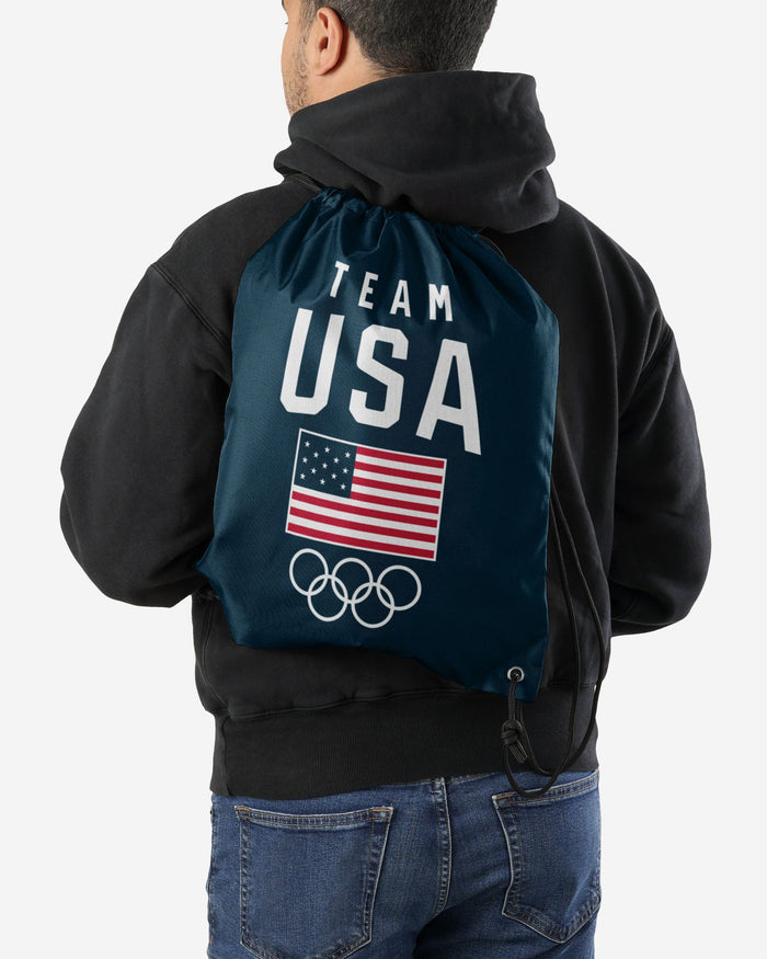Team USA Big Logo Drawstring Backpack FOCO - FOCO.com
