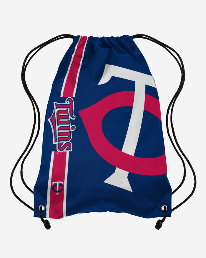 Minnesota Twins Big Logo Drawstring Backpack FOCO - FOCO.com