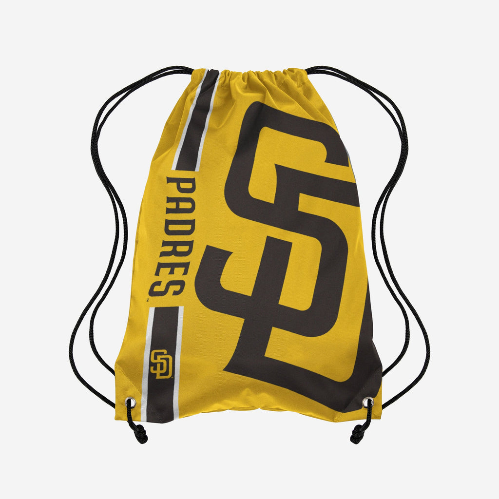 San Diego Padres Big Logo Drawstring Backpack FOCO - FOCO.com