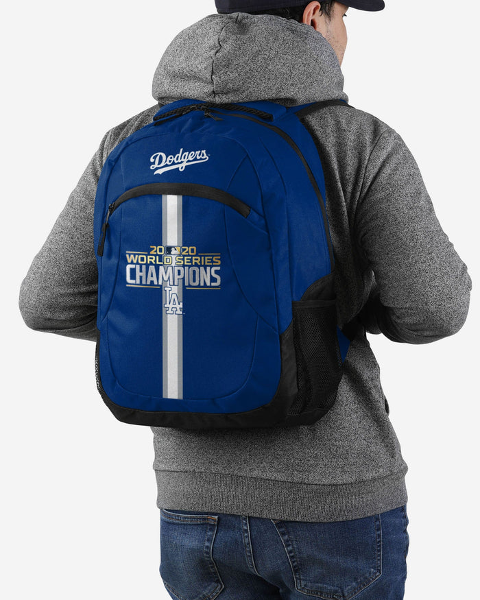 Los Angeles Dodgers 2020 World Series Champions Action Backpack FOCO - FOCO.com