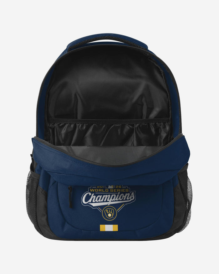 Milwaukee Brewers 2026 World Series Champions Action Backpack FOCO - FOCO.com