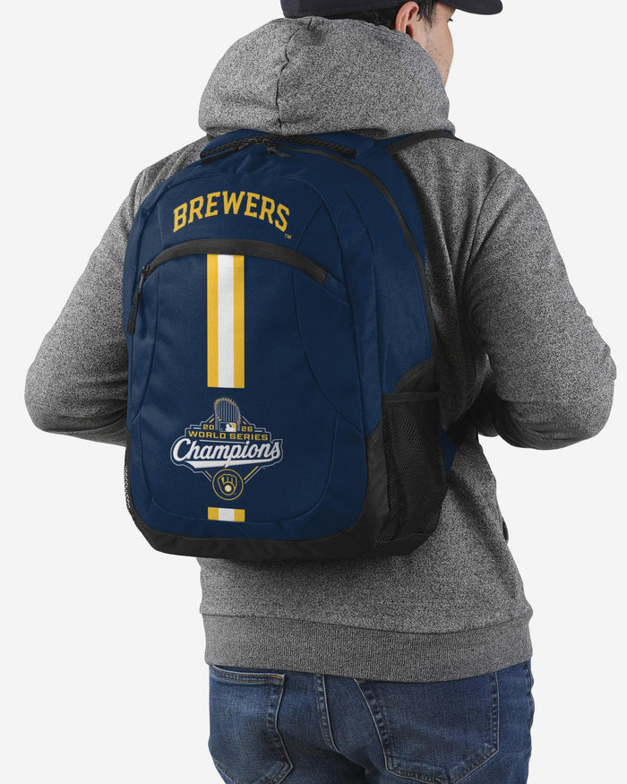 Milwaukee Brewers 2026 World Series Champions Action Backpack FOCO - FOCO.com