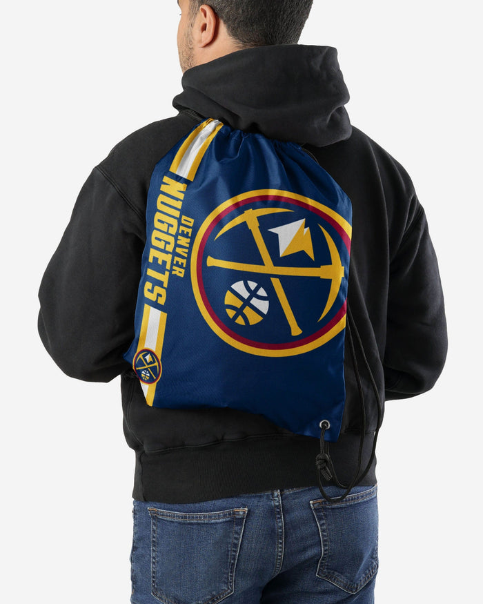 Denver Nuggets Big Logo Drawstring Backpack FOCO - FOCO.com