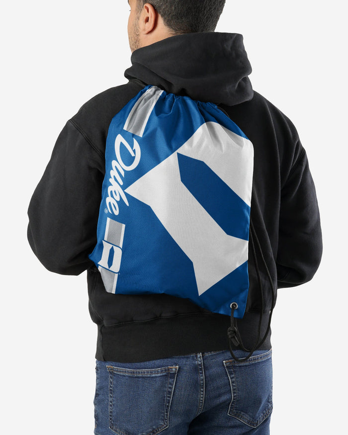 Duke Blue Devils Big Logo Drawstring Backpack FOCO - FOCO.com