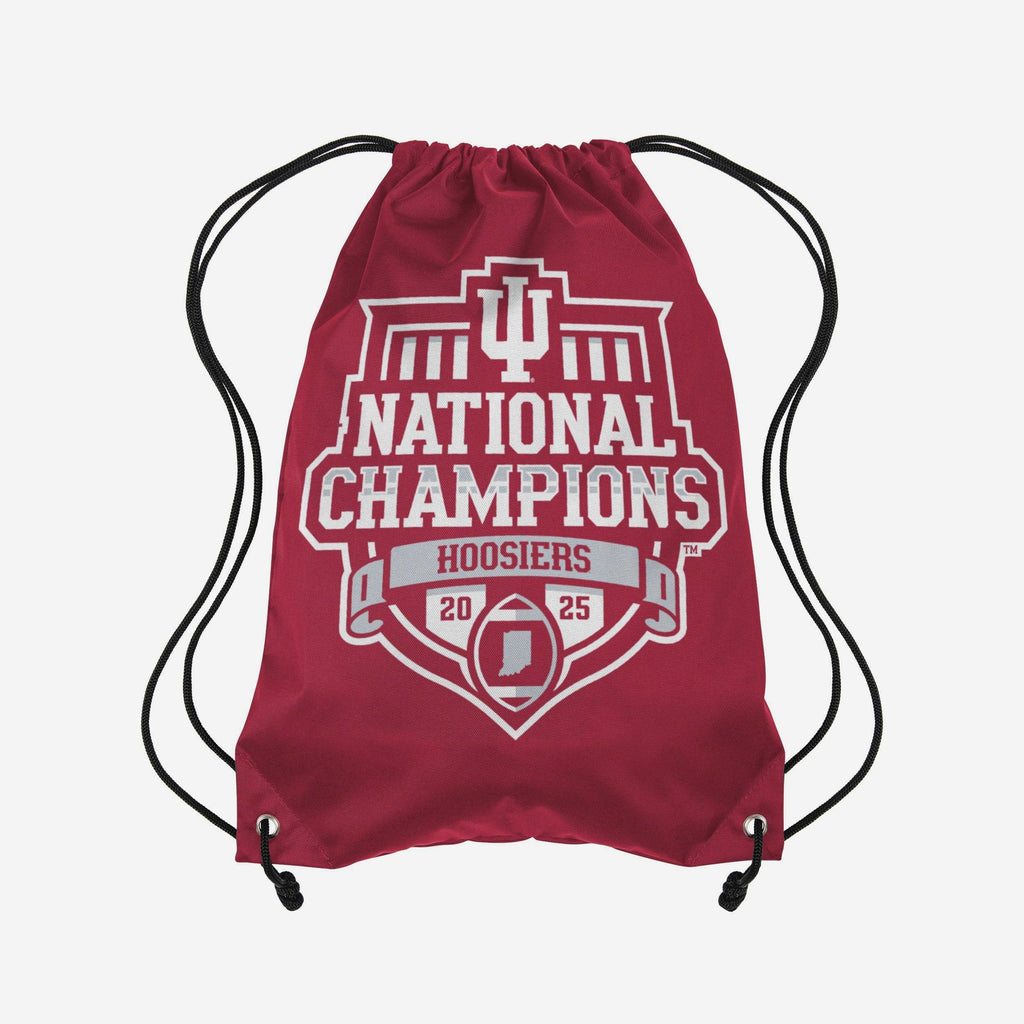 Indiana Hoosiers 2025 Football National Champions Drawstring Backpack FOCO - FOCO.com