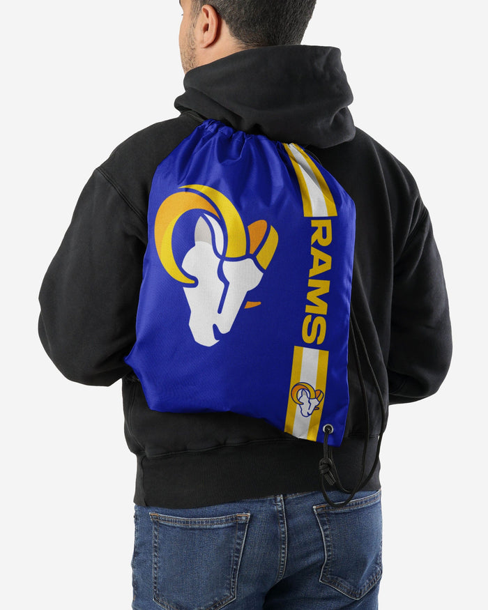 Los Angeles Rams Big Logo Drawstring Backpack FOCO - FOCO.com