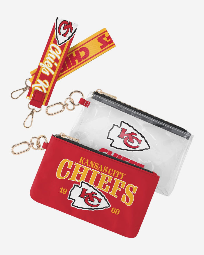 Kansas City Chiefs 2 Pack Wristlet FOCO - FOCO.com