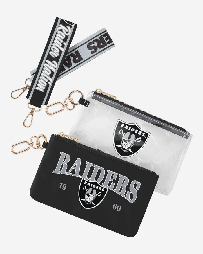 Las Vegas Raiders 2 Pack Wristlet FOCO - FOCO.com