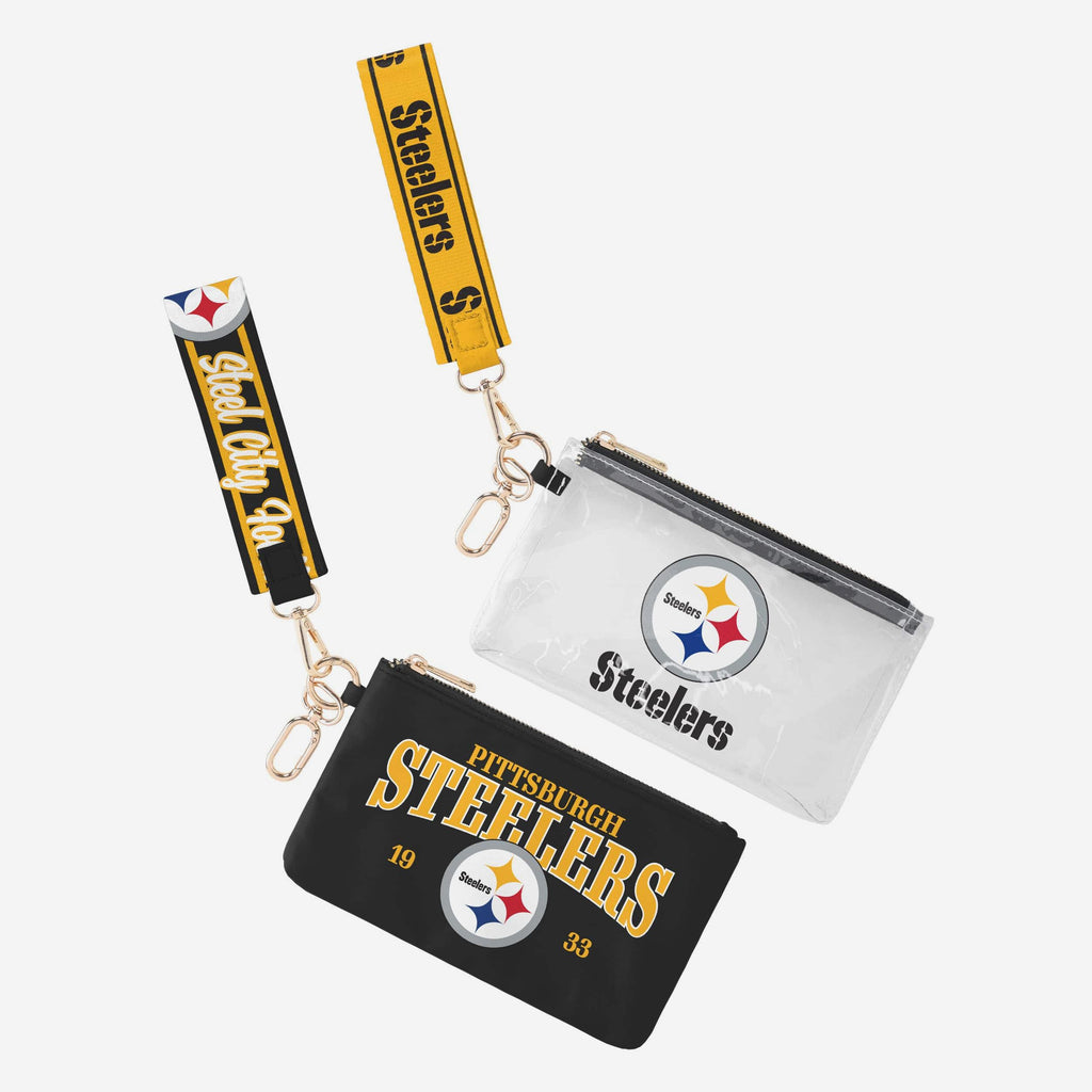 Pittsburgh Steelers 2 Pack Wristlet FOCO - FOCO.com