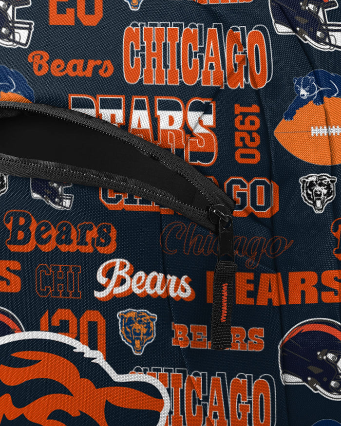 Chicago Bears Repeat Retro Print Action Backpack FOCO - FOCO.com