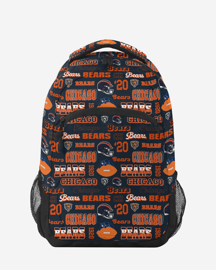 Chicago Bears Repeat Retro Print Action Backpack FOCO - FOCO.com