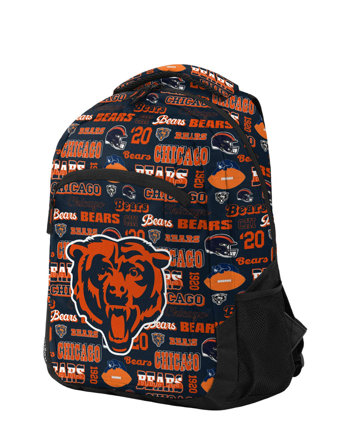 Chicago Bears Repeat Retro Print Action Backpack FOCO - FOCO.com