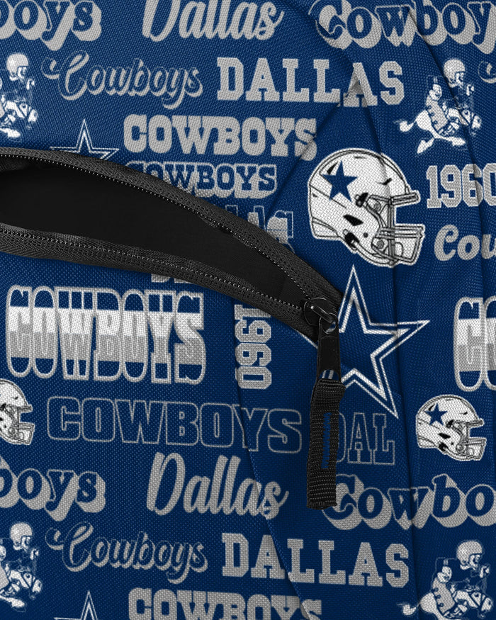 Dallas Cowboys Repeat Retro Print Action Backpack