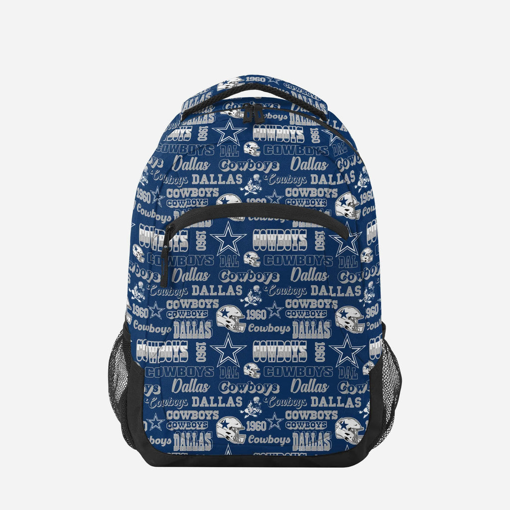 Dallas Cowboys Repeat Retro Print Action Backpack FOCO - FOCO.com