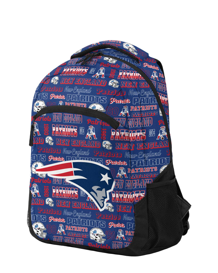 New England Patriots Repeat Retro Print Action Backpack FOCO - FOCO.com
