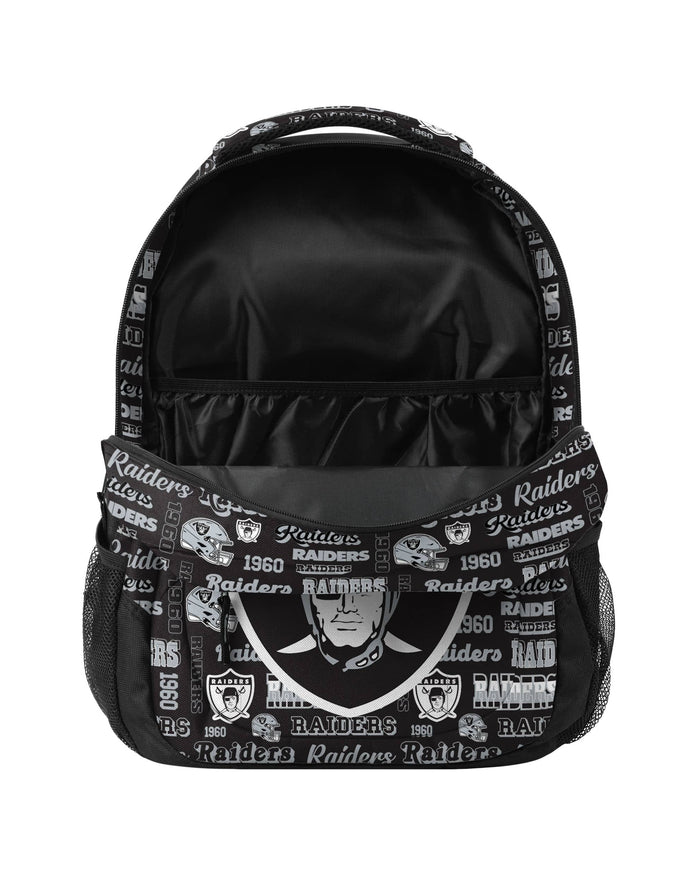 Las Vegas Raiders Repeat Retro Print Action Backpack FOCO - FOCO.com
