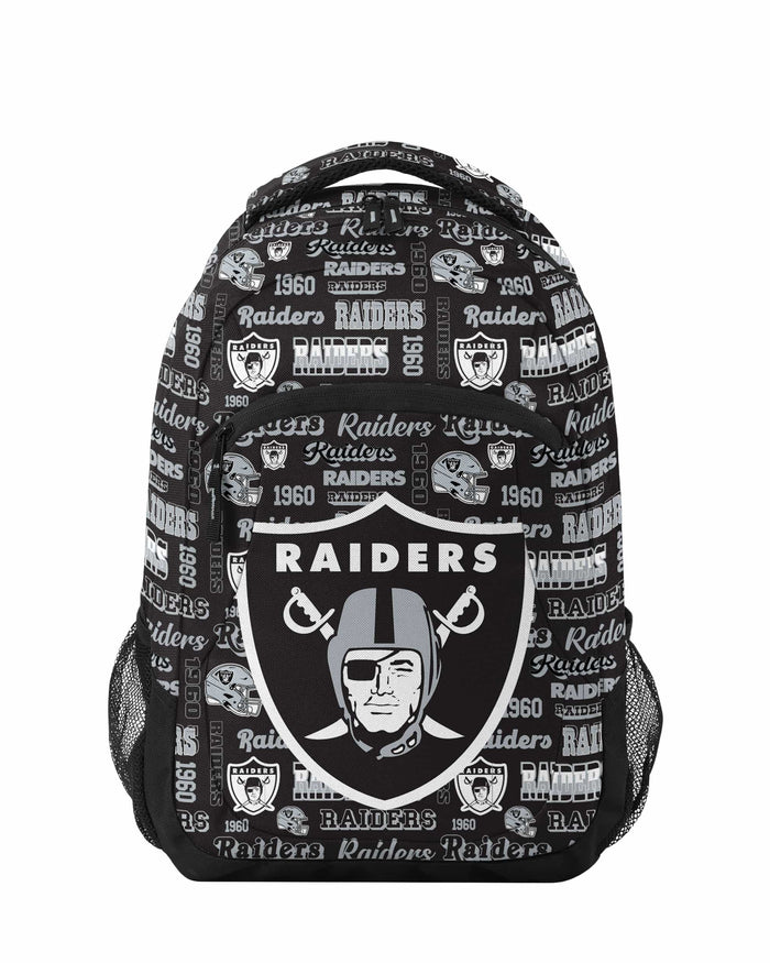 Las Vegas Raiders Repeat Retro Print Action Backpack FOCO - FOCO.com