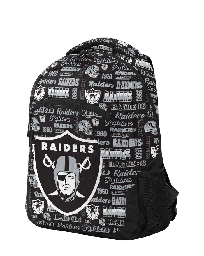 Las Vegas Raiders Repeat Retro Print Action Backpack FOCO - FOCO.com