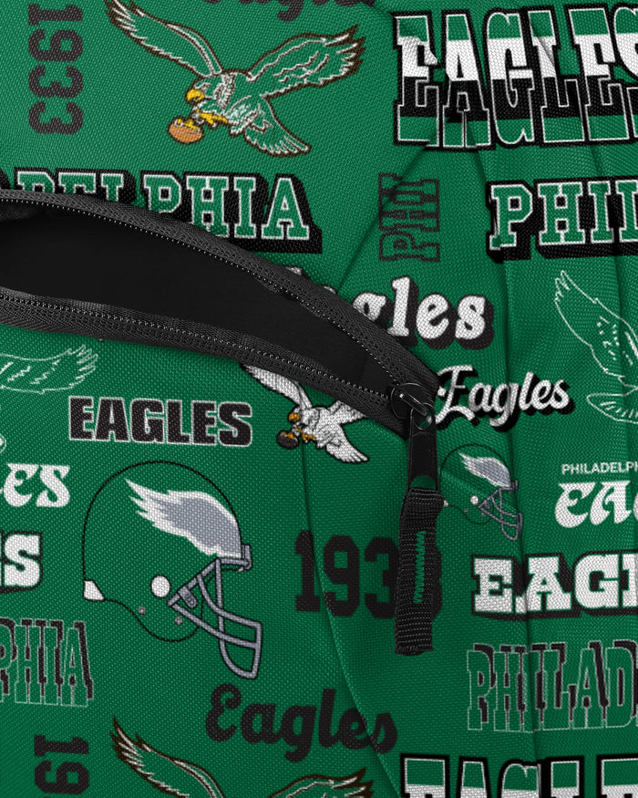 Philadelphia Eagles Repeat Retro Print Action Backpack FOCO - FOCO.com