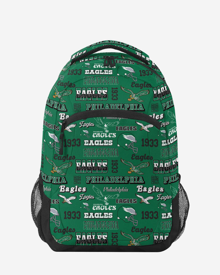 Philadelphia Eagles Repeat Retro Print Action Backpack FOCO - FOCO.com