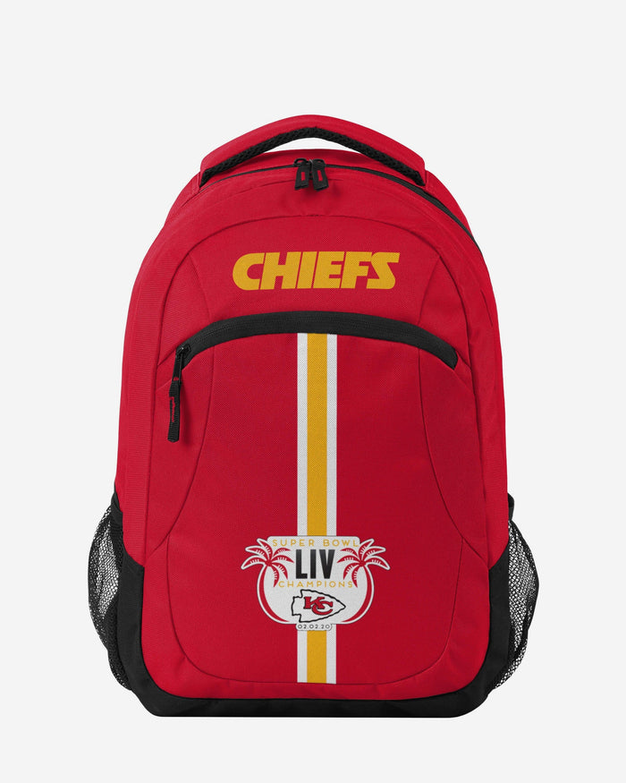 Kansas City Chiefs Super Bowl LIV Champions Action Backpack FOCO - FOCO.com