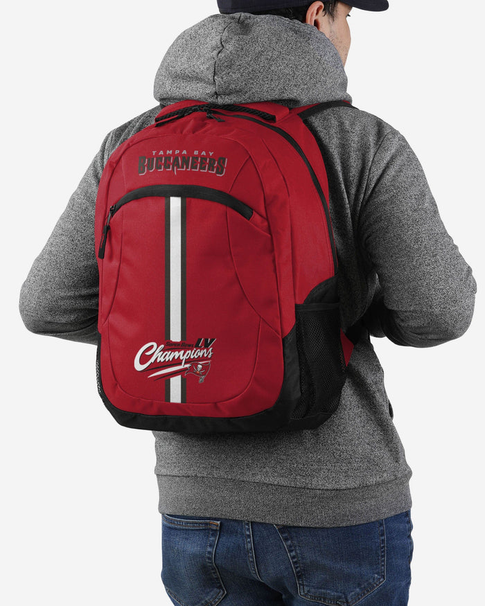 Tampa Bay Buccaneers Super Bowl LV Champions Action Backpack FOCO - FOCO.com