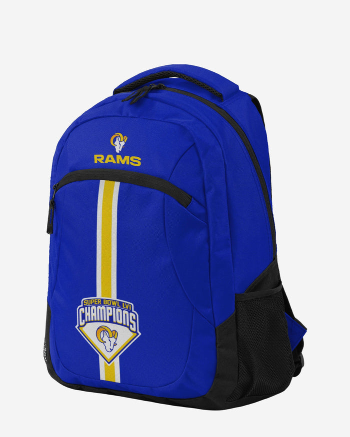 Los Angeles Rams Super Bowl LVI Champions Action Backpack FOCO - FOCO.com