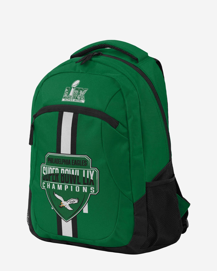 Philadelphia Eagles Super Bowl LIX Champions Kelly Green Action Backpack FOCO - FOCO.com