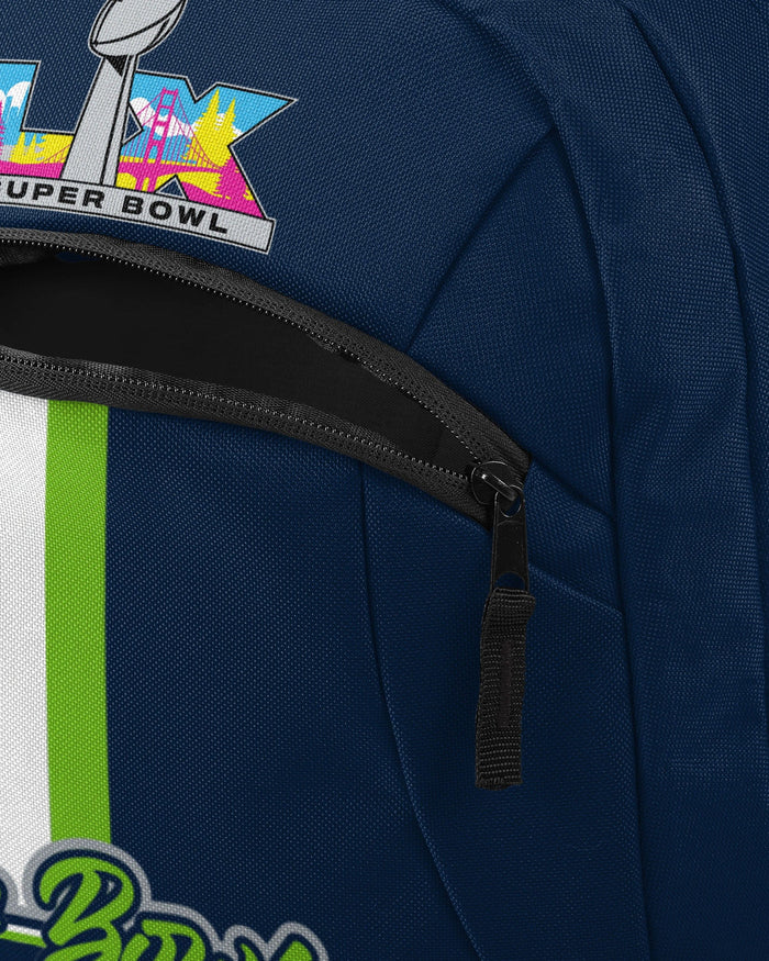 Seattle Seahawks Super Bowl LX Champions Action Backpack FOCO - FOCO.com