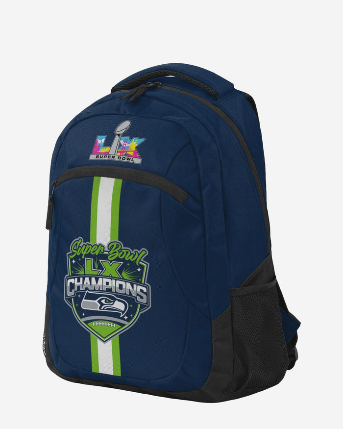 Seattle Seahawks Super Bowl LX Champions Action Backpack FOCO - FOCO.com