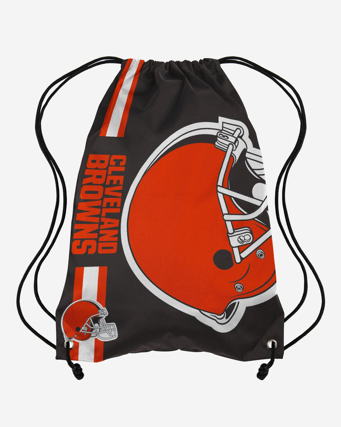 Cleveland Browns Brown Alternate Color Big Logo Drawstring Backpack FOCO - FOCO.com