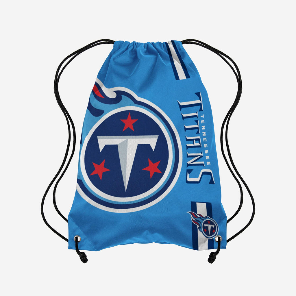 Tennessee Titans Blue Alternate Color Big Logo Drawstring Backpack FOCO - FOCO.com