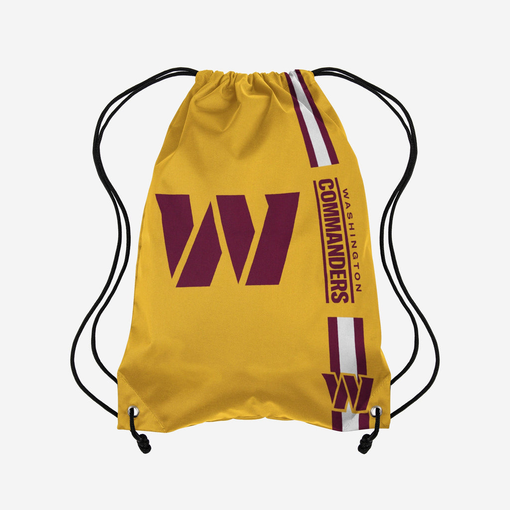 Washington Commanders Yellow Alternate Color Big Logo Drawstring Backp FOCO
