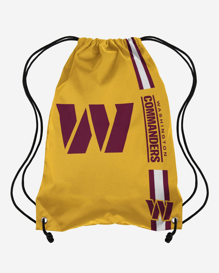 Washington Commanders Yellow Alternate Color Big Logo Drawstring Backpack FOCO - FOCO.com