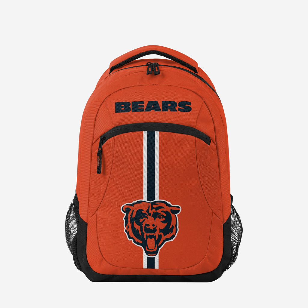 Chicago Bears Orange Alternate Color Action Backpack FOCO - FOCO.com