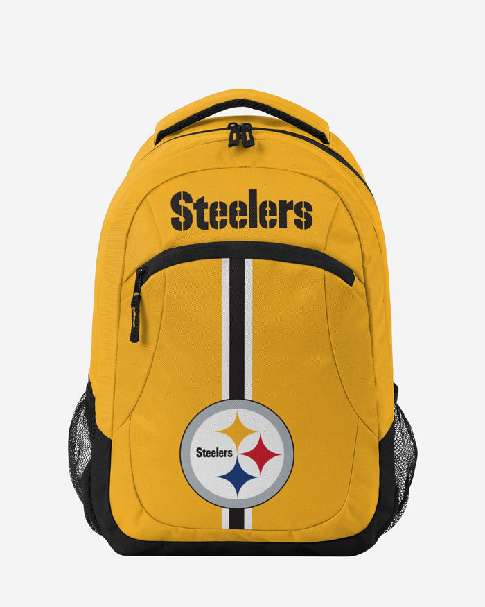 Pittsburgh Steelers Yellow Alternate Color Action Backpack FOCO - FOCO.com