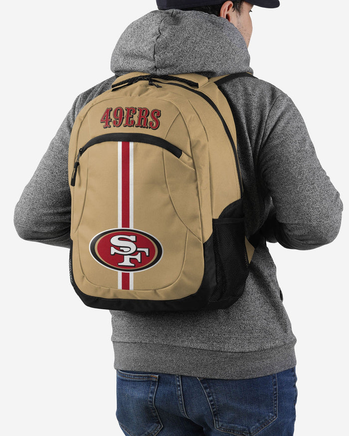 San Francisco 49ers Gold Alternate Color Action Backpack FOCO - FOCO.com