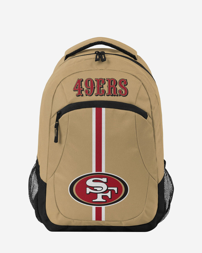 San Francisco 49ers Gold Alternate Color Action Backpack FOCO - FOCO.com