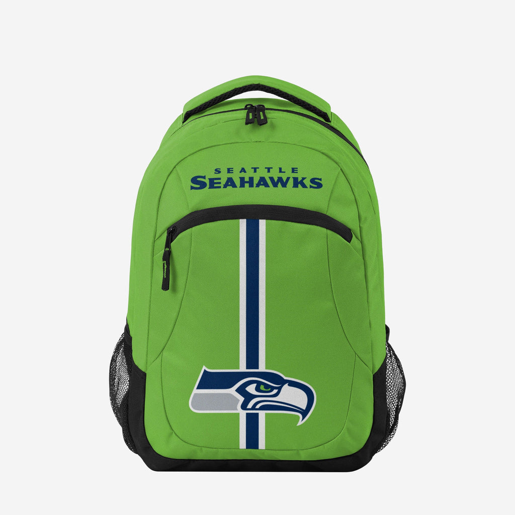 Seattle Seahawks Green Alternate Color Action Backpack FOCO - FOCO.com