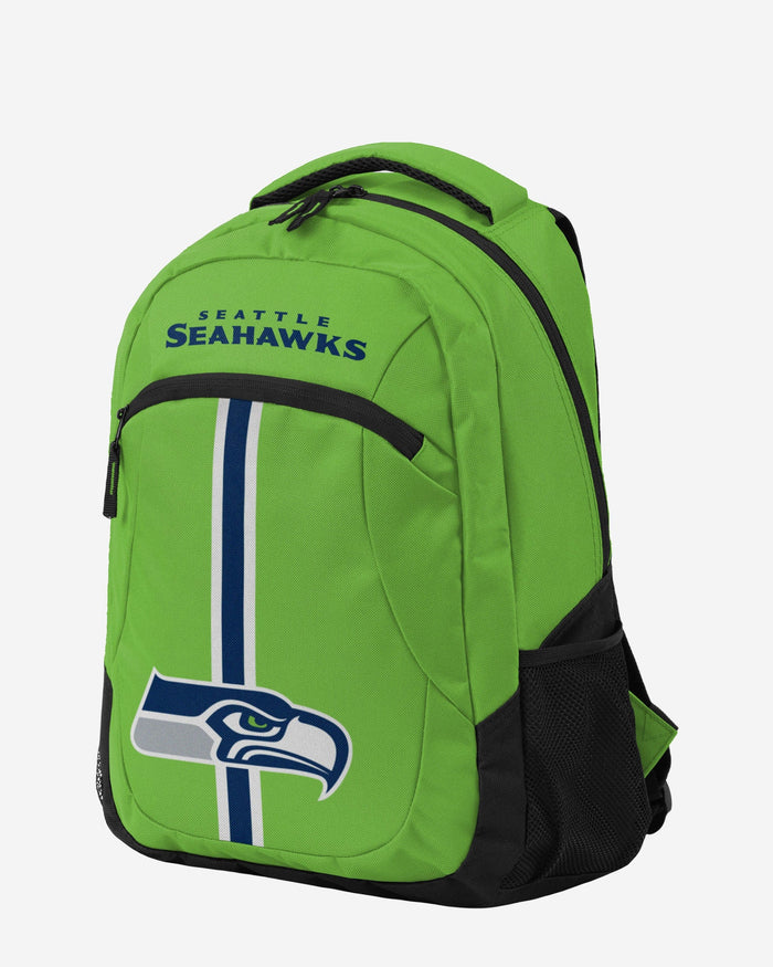 Seattle Seahawks Green Alternate Color Action Backpack FOCO - FOCO.com