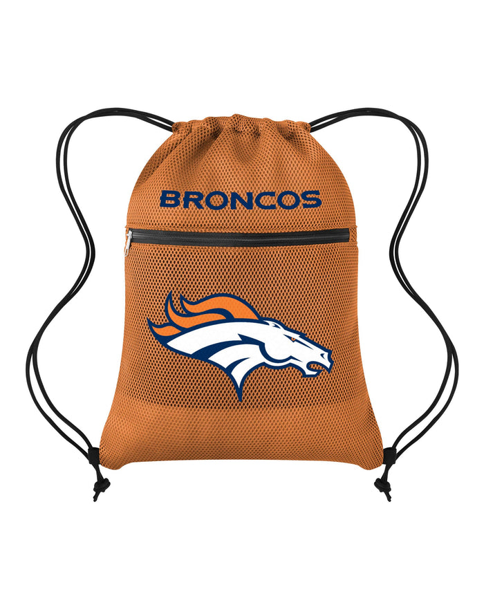 Denver Broncos Mesh Pocket Drawstring Backpack FOCO - FOCO.com