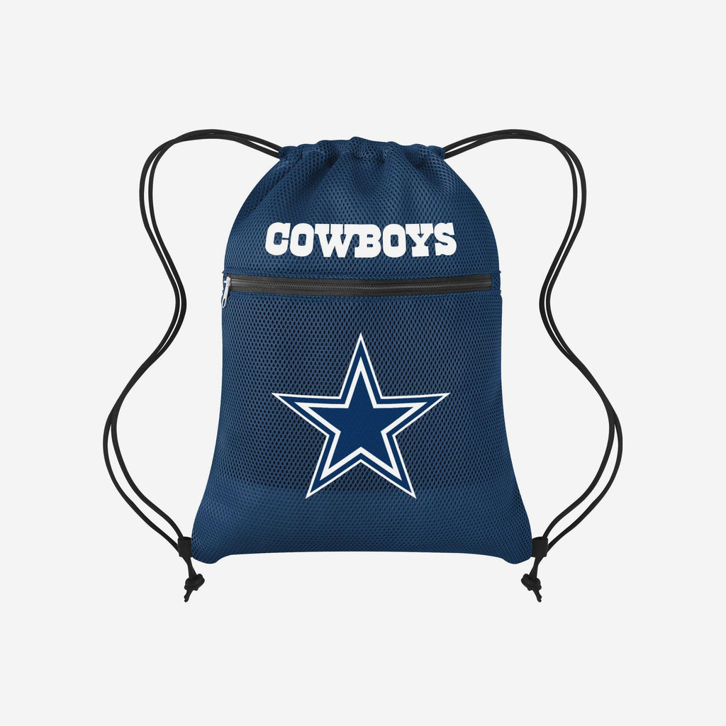 Dallas Cowboys Mesh Pocket Drawstring Backpack FOCO - FOCO.com